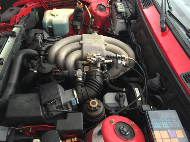 1993 Red BMW 3-Series Convertible