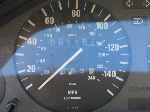 1993 Red BMW 3-Series Convertible