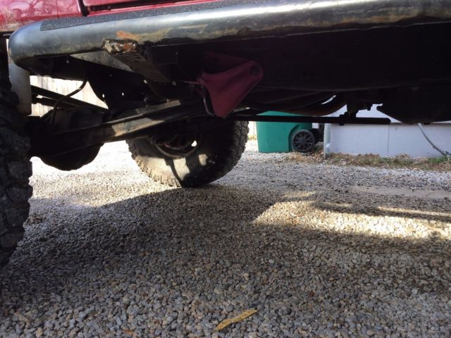 1993 Burgundy Ford Bronco SUV