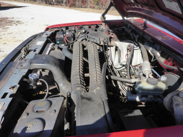 1993 Red Ford Bronco SUV