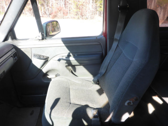 1993 Red Ford Bronco SUV