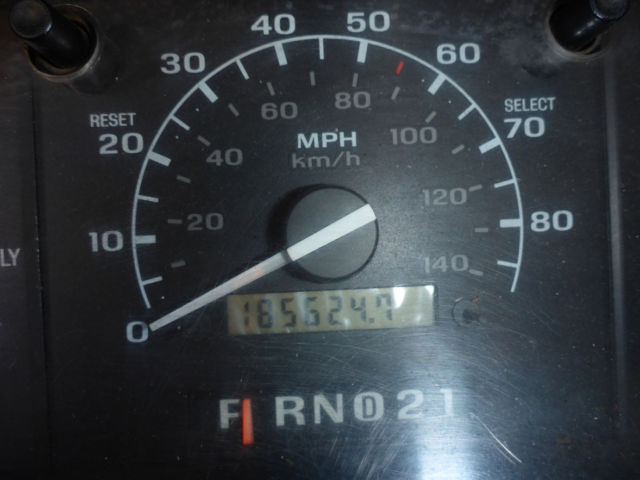 1993 Red Ford Bronco SUV