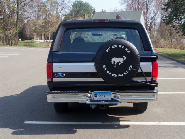 1993 White Ford Bronco