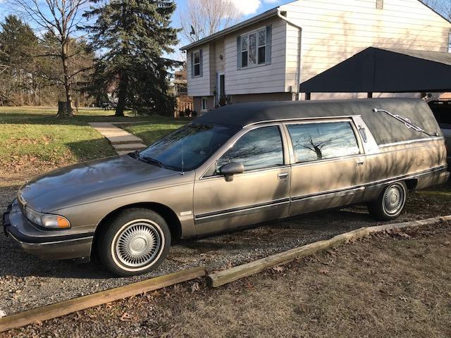 1993 Tan Buick Roadmaster Hearse