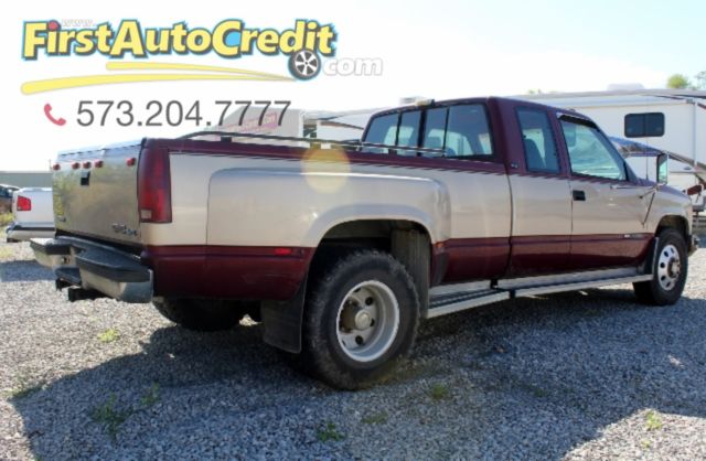 1993 Burgundy GMC Sierra 3500