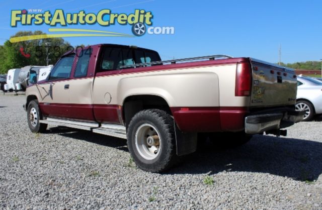 1993 Burgundy GMC Sierra 3500