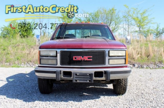 1993 Burgundy GMC Sierra 3500