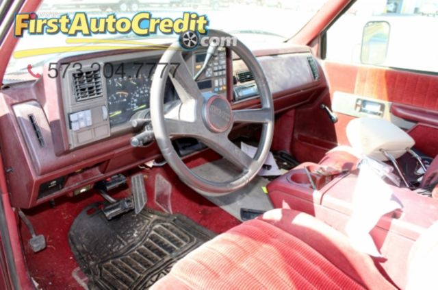 1993 Burgundy GMC Sierra 3500