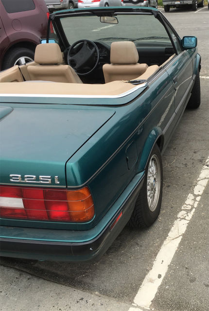 1993 Teal BMW 3-Series Convertible