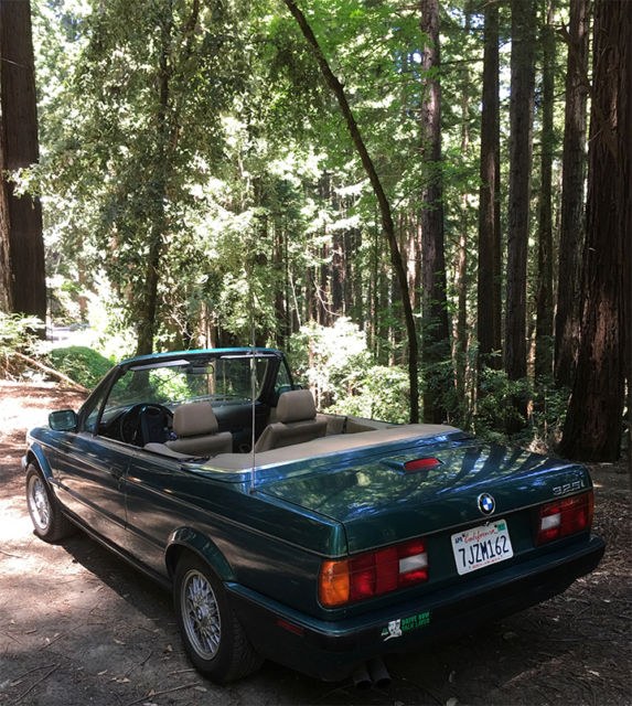 1993 Teal BMW 3-Series Convertible