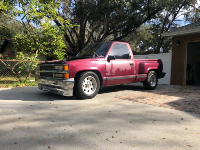 1993 Maroon Chevrolet C/K Pickup 1500 Standard Cab Pickup