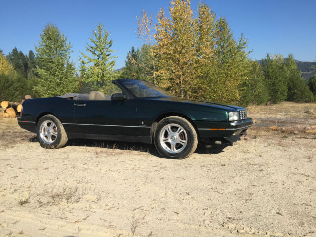 1993 Green Cadillac Allante Convertible