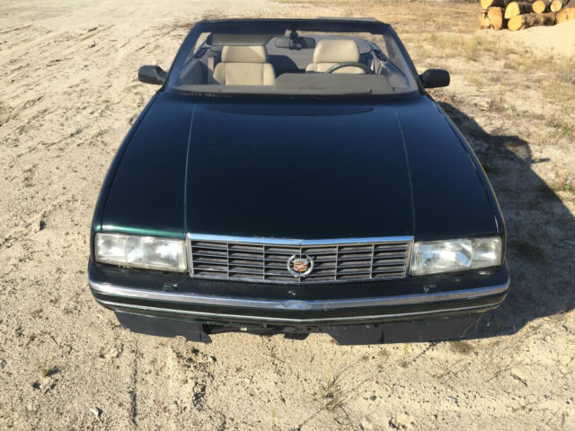 1993 Green Cadillac Allante Convertible
