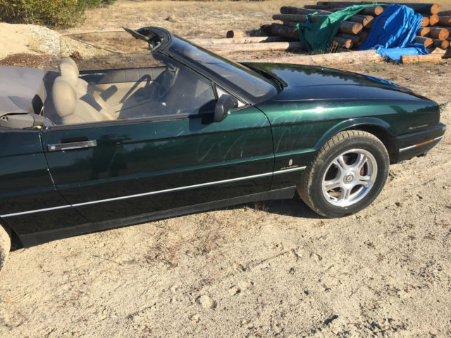 1993 Green Cadillac Allante Convertible