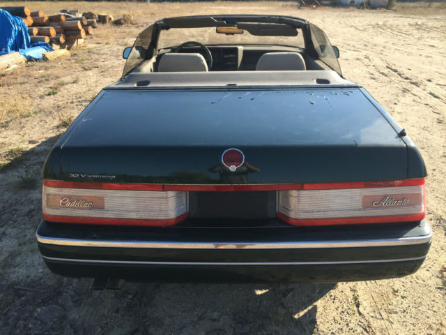 1993 Green Cadillac Allante Convertible