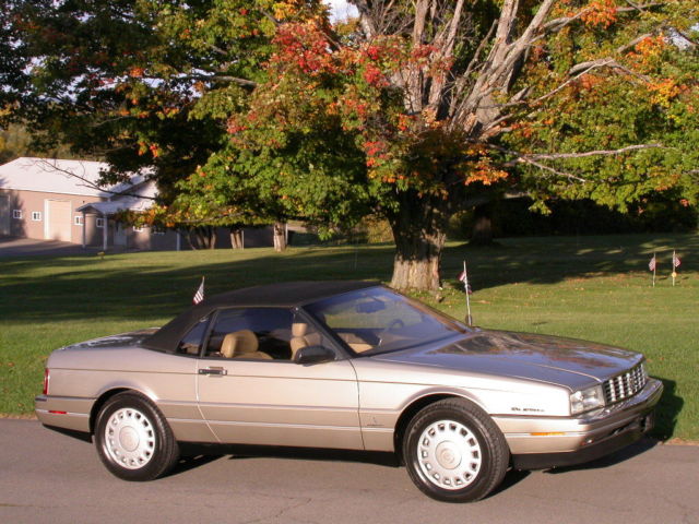 1993 Gold Cadillac Allante Convertible