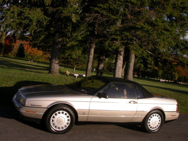 1993 Gold Cadillac Allante Convertible
