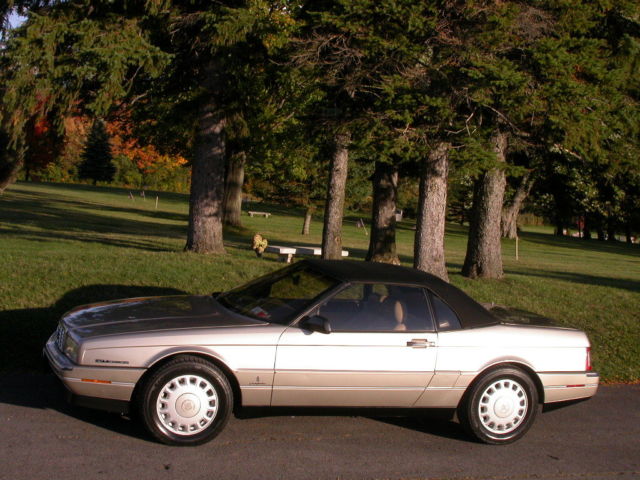 1993 Gold Cadillac Allante Convertible