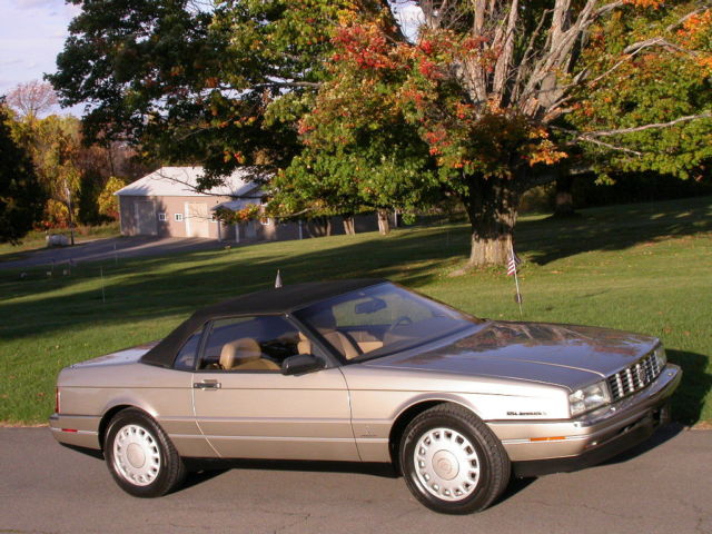 1993 Gold Cadillac Allante Convertible