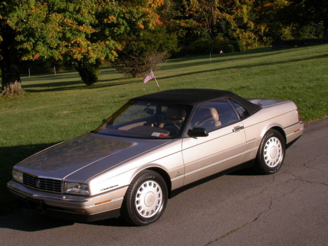 1993 Gold Cadillac Allante Convertible