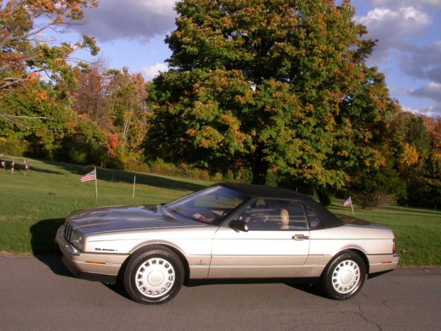 1993 Gold Cadillac Allante Convertible