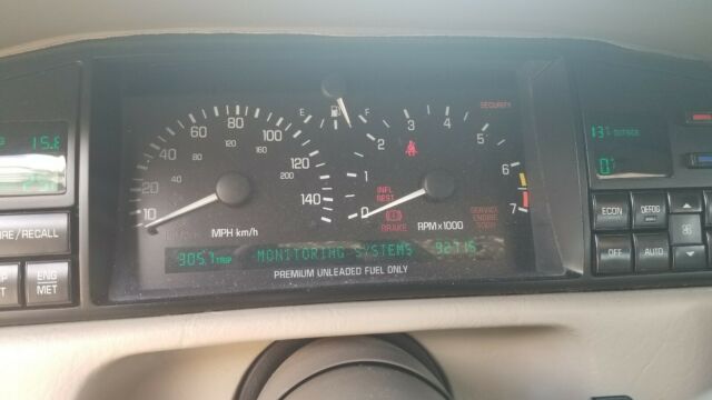 1993 White Cadillac Seville Sedan