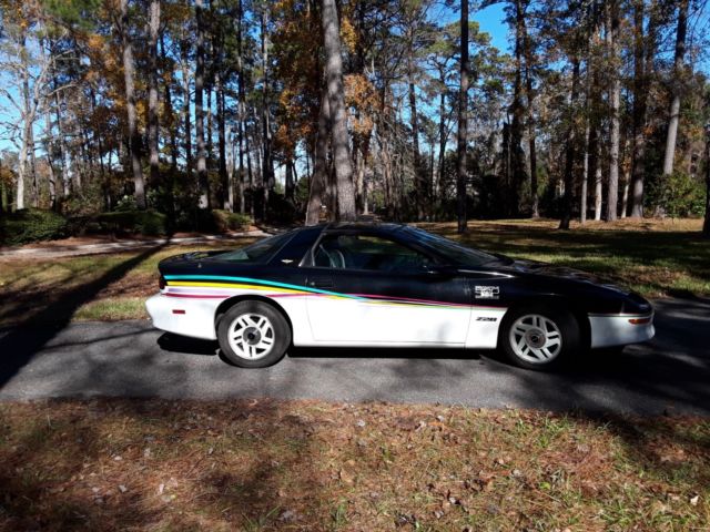 1993 Black and White Chevrolet Camaro Coupe