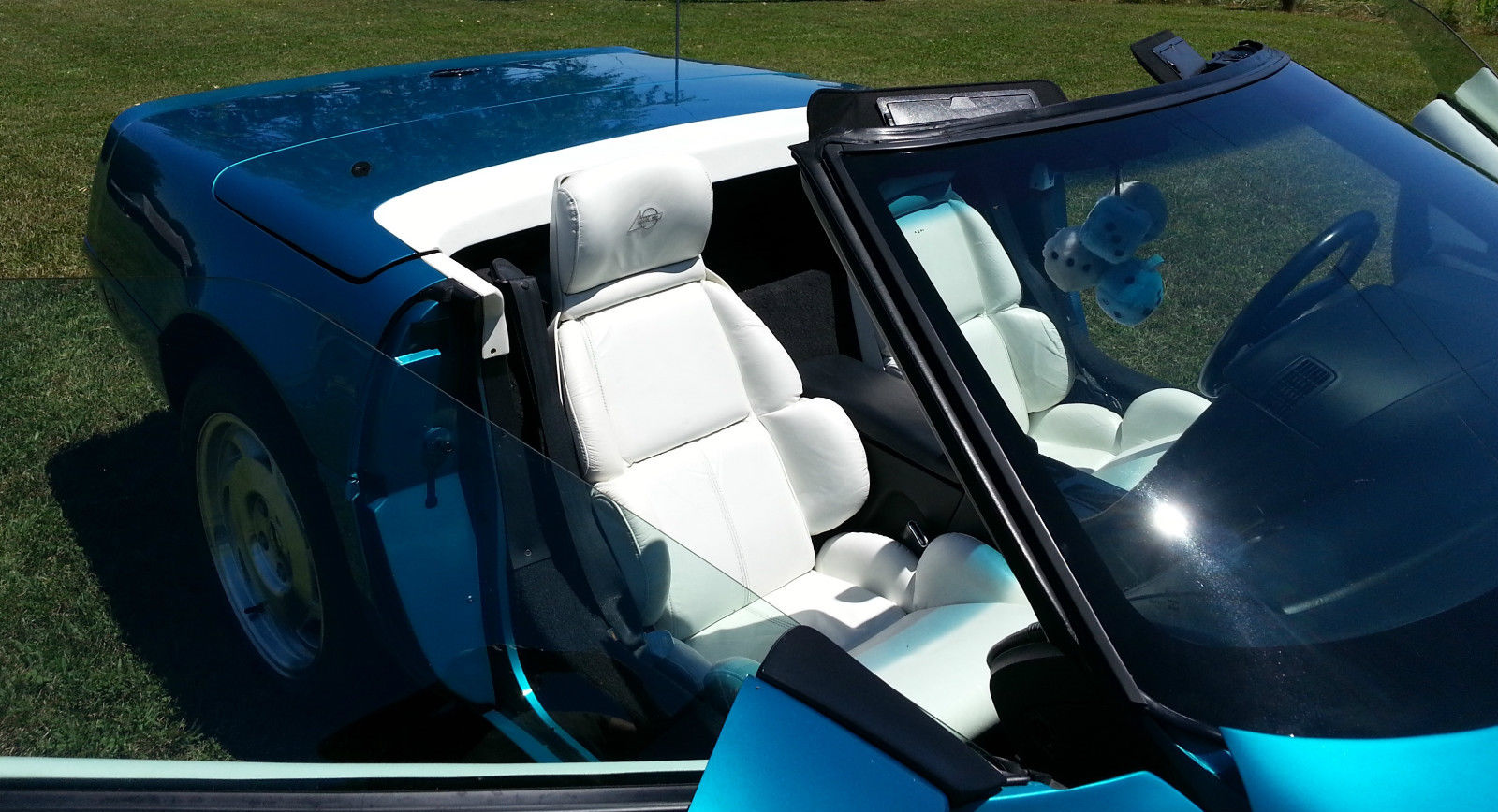 1993 Bright Aqua Metallic Chevrolet Corvette Convertible