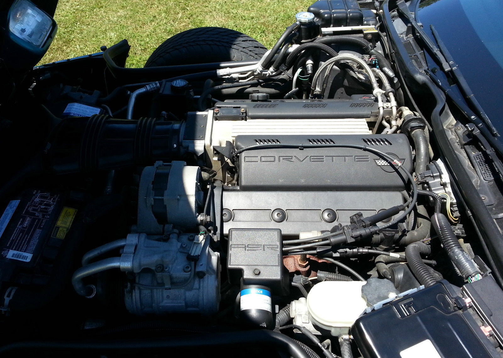 1993 Bright Aqua Metallic Chevrolet Corvette Convertible