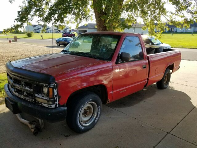 1993 Red Chevrolet C/K Pickup 1500 Standard Cab Pickup