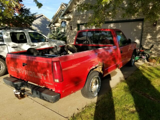 1993 Red Chevrolet C/K Pickup 1500 Standard Cab Pickup