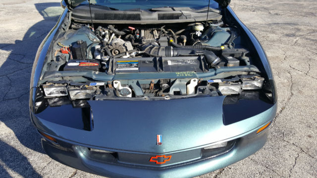 1993 BLUE GREEN Chevrolet Camaro Coupe