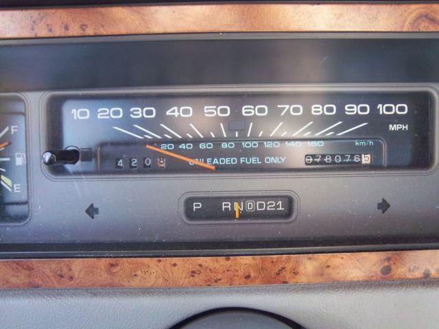 1993 Burgundy Chevrolet Caprice Sedan