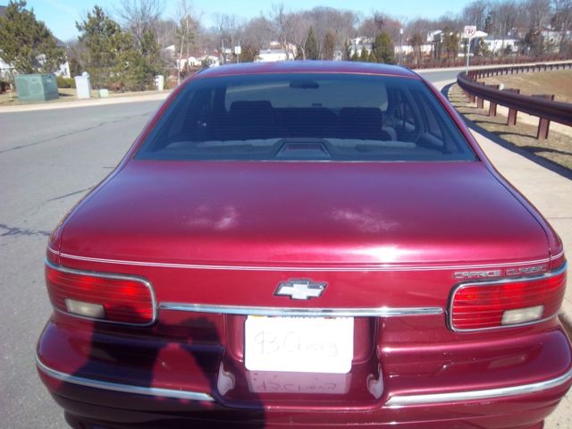 1993 Burgundy Chevrolet Caprice Sedan