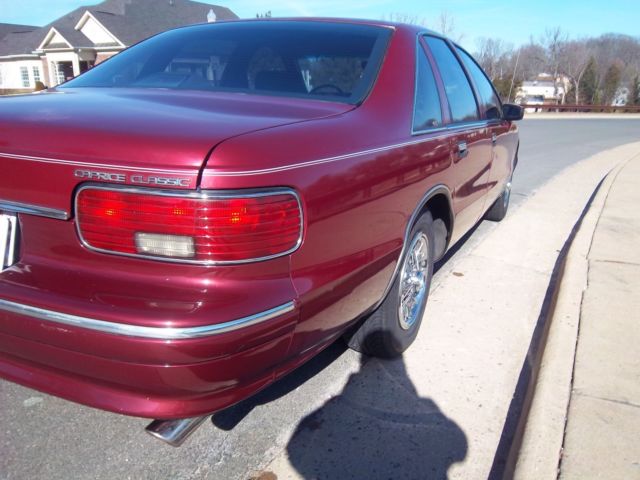 1993 Burgundy Chevrolet Caprice Sedan