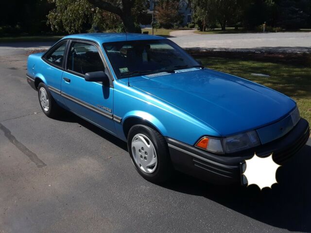 1993 Blue Chevrolet Cavalier Coupe