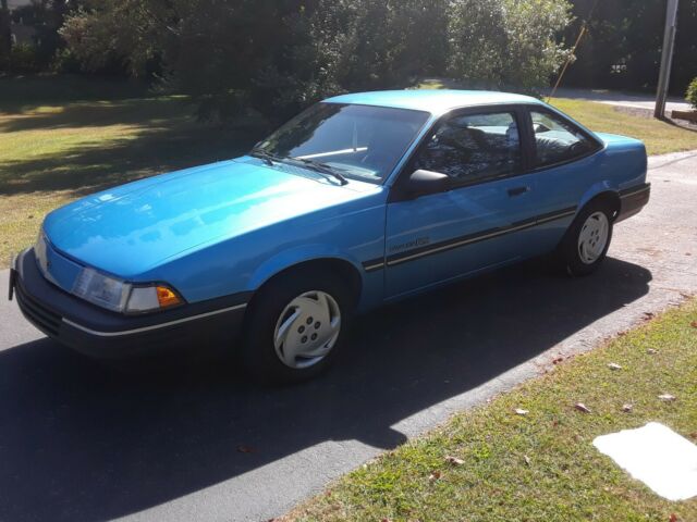 1993 Blue Chevrolet Cavalier Coupe