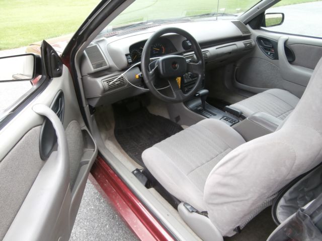 1993 Red Chevrolet Cavalier Convertible