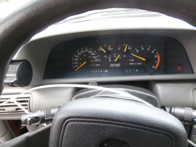 1993 Red Chevrolet Cavalier Convertible