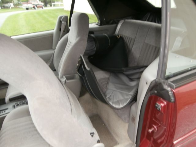 1993 Red Chevrolet Cavalier Convertible