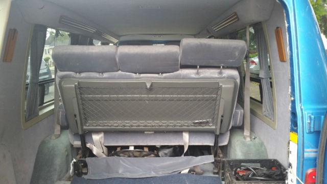 1993 Blue Chevrolet G20 Van Van Camper