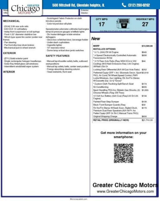 1993 Black Chevrolet Other Pickups Pickup Truck