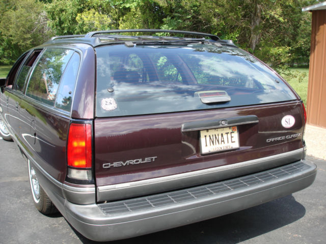 1993 Metallic dark burgandy Chevrolet Capriceold Wagon