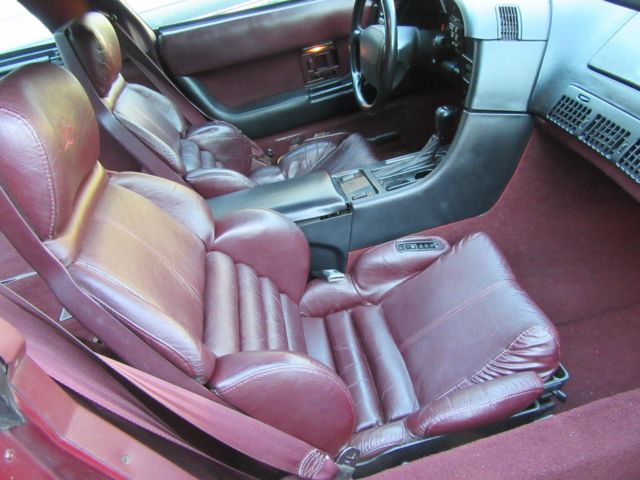 1993 Burgandy Chevrolet Corvette Coupe