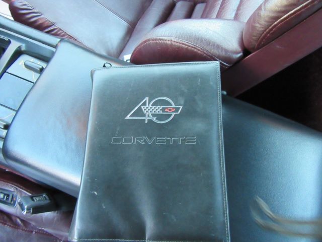 1993 Burgandy Chevrolet Corvette Coupe