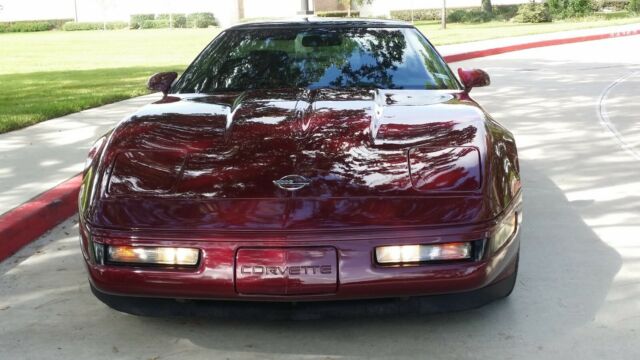 1993 Burgundy Chevrolet Corvette Coupe