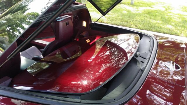 1993 Burgundy Chevrolet Corvette Coupe