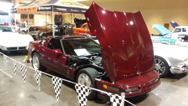 1993 Burgundy Chevrolet Corvette Coupe