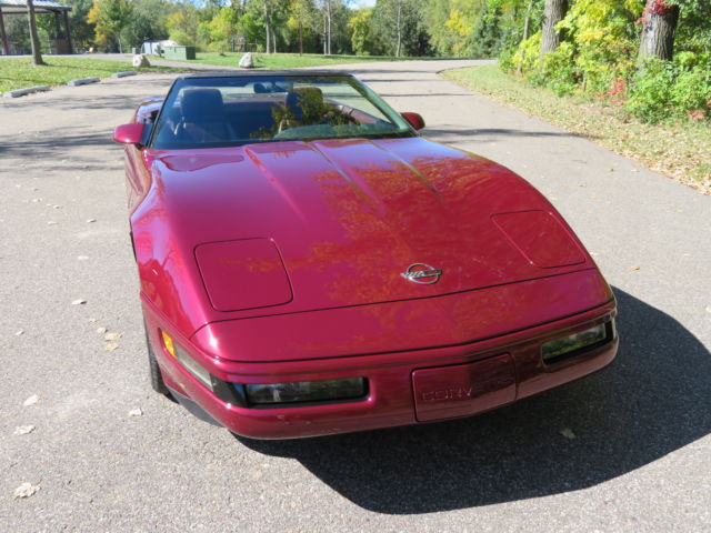 1993 Ruby Red Chevrolet Corvette Convertible