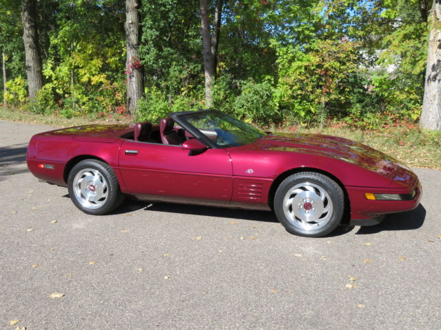 1993 Ruby Red Chevrolet Corvette Convertible
